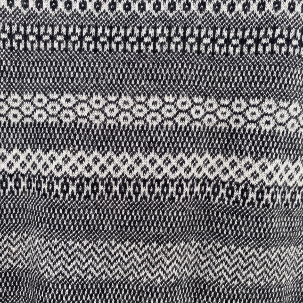 Sezane Gray & Black Striped Dress Drawstring Waist size Large - Picture 5 of 6